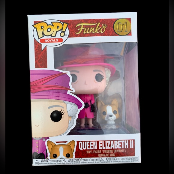 New in Box 2018 Queen Elizabeth II & Corgi Funko Pop Royals British Monarchy🇬🇧 - Picture 1 of 13